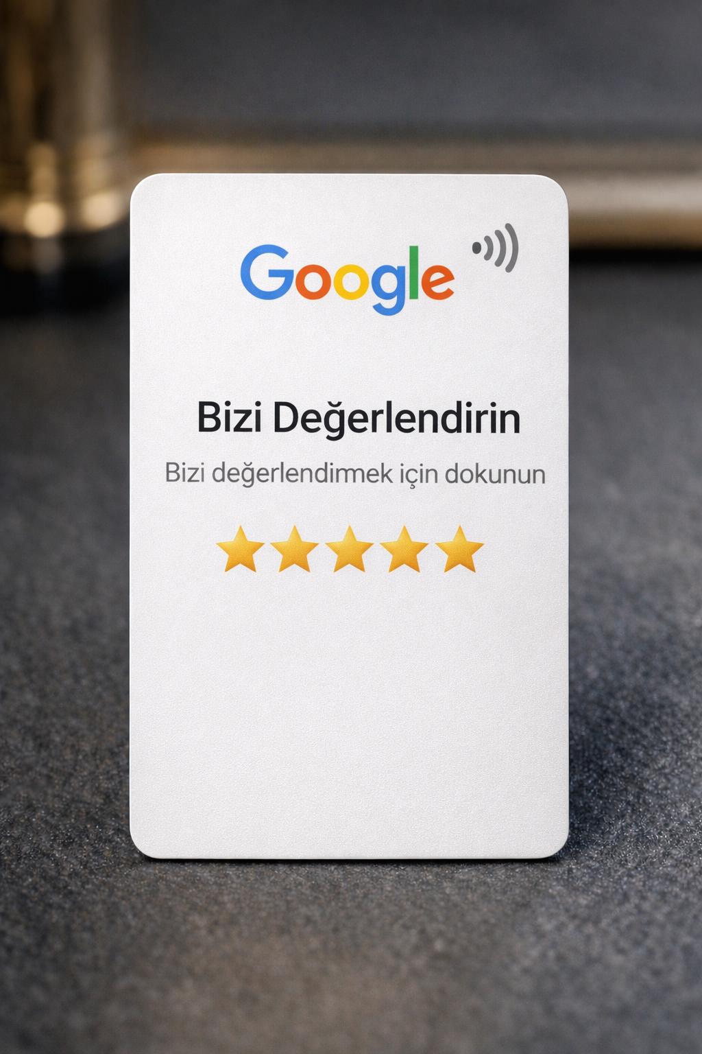 Firmamz Beyaz NFC Kartvizit - Dikey tasarım, profesyonel beyaz tema, Google Maps entegrasyonlu dijital kartvizit